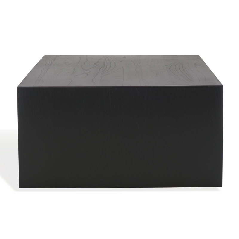 Tawney Rectangle Wood Coffee Table, Black