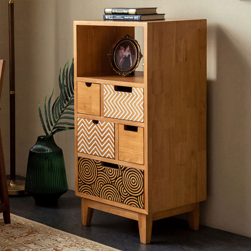 Commode d'appoint en bois massif Bertrando