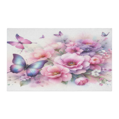 Tapis tressé Petal Wings
