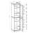 Palace Imports 100% Solid Wood Bathroom Cabinet – 16" Wide, 71.5" Tall, Storage Cabinet with Shaker Doors-1812849078