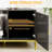 Sarinda TV Stand with Honeycomb Doors & Adjustable Shelves-114312753