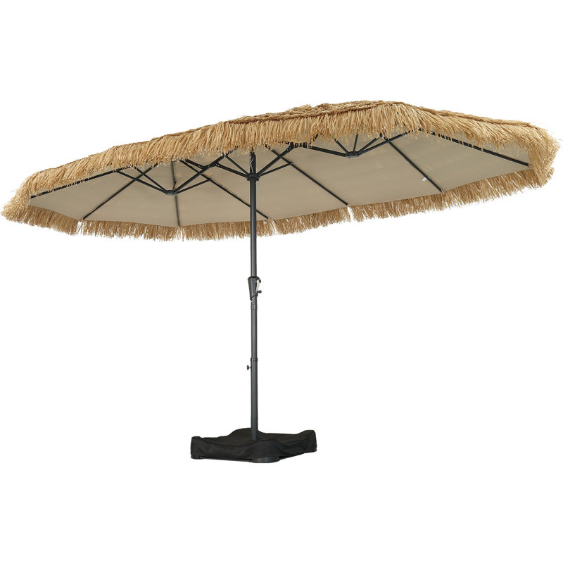 Parasol d'extérieur 15 pi avec base Tiki