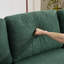 Canapé modulaire en chenille avec accoudoirs coussinés-500724851