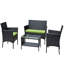 Siège de canapé d'extérieur 4 pièces 4 pièces-1280068506