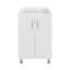 Baignoire et évier utilitaire 2 portes Foster, armoire autoportante avec 2 tablettes de rangement intérieures, évier utilitaire pour salle de lavage ou garage