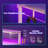 Gaming Desk With Led Lights, Home Office Desk With Recessed Power Outlet, Computer Desk With Spacious Shelves, Reversible Gamer Desk Table With Adjustable Monitor Stand & Headphone Hook-499926746