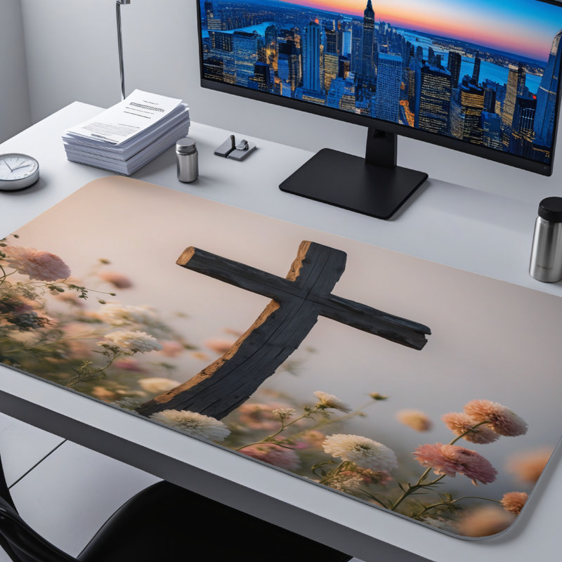 Polyester Desk Pad, 23.6x13.8