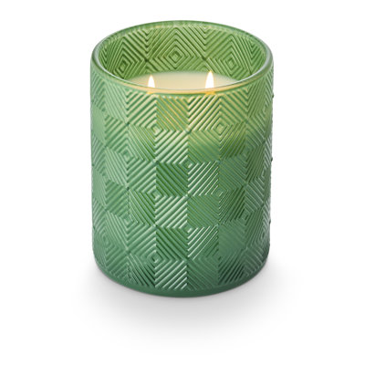 Sun Terrace Jungle Magnolia Textured Glass Candle