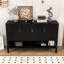 Modern Sideboard with Adjustable Shelves and Open Storage-36324162