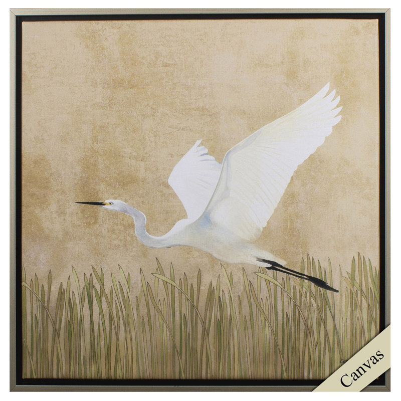 " Egret Alighting II "