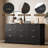 9-Drawer Dresser, 63"W Modern Chest of Drawers with Metal Handle-1035040792