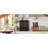 32.5''-58.8'' Extendable & Rotating Shoe Cabinet With 1 Drawer, 90-Degree Corner Cabinet, Multifuctional Storage Combination Cabinet For Living Room, Hallway, Entryway, Black & Walnut