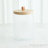 Crackle Glass Canister W/Lid-101055640