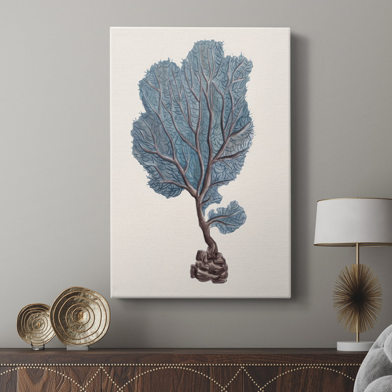 Indigo Reef IV - galerie sur mesure, H 18 po x l 12 po