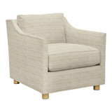 Newlin Linen Sunbrella® Cotton Armchair