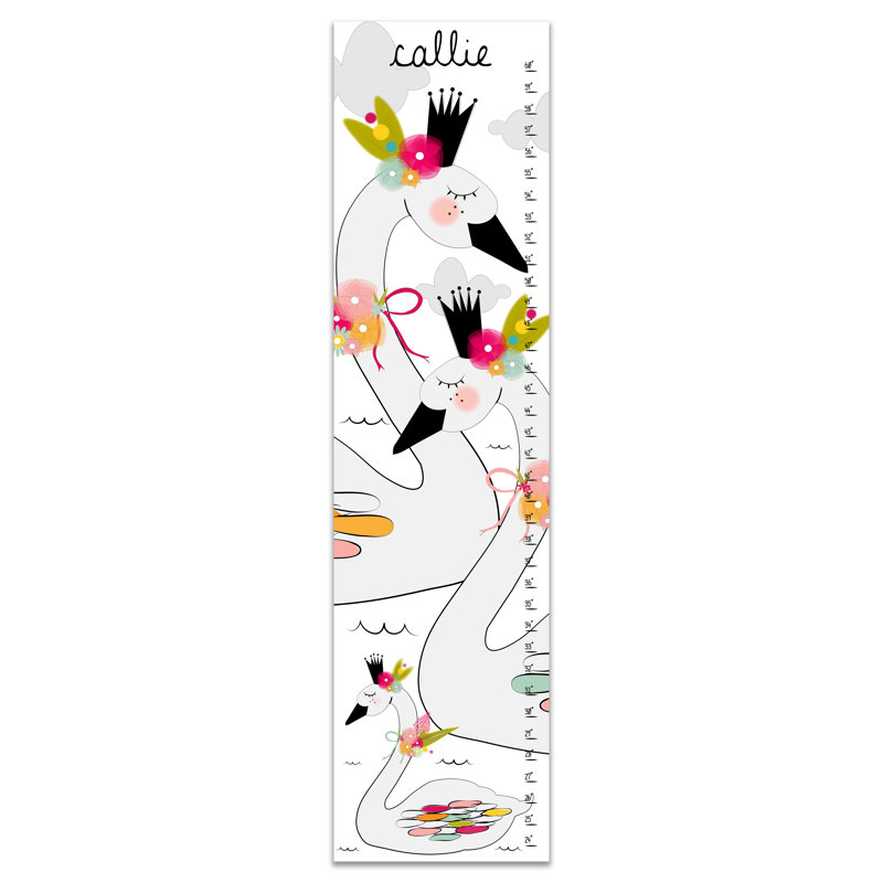 Tableau de croissance personnalisable swans floral Hershberger, Oui
