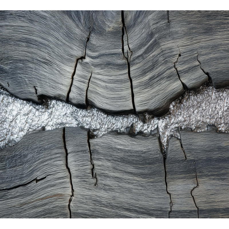 Silver Divide, 20" H x 20" W