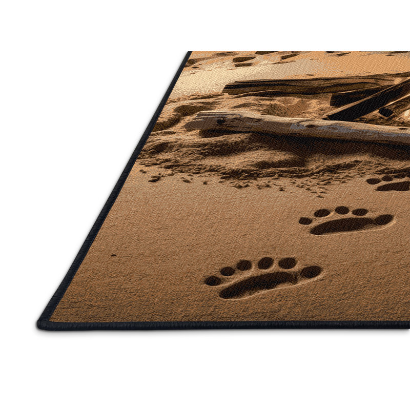  Tapis côtier lavable Beach Bonfire, Tapis de couloir 2 pi x 4 pi