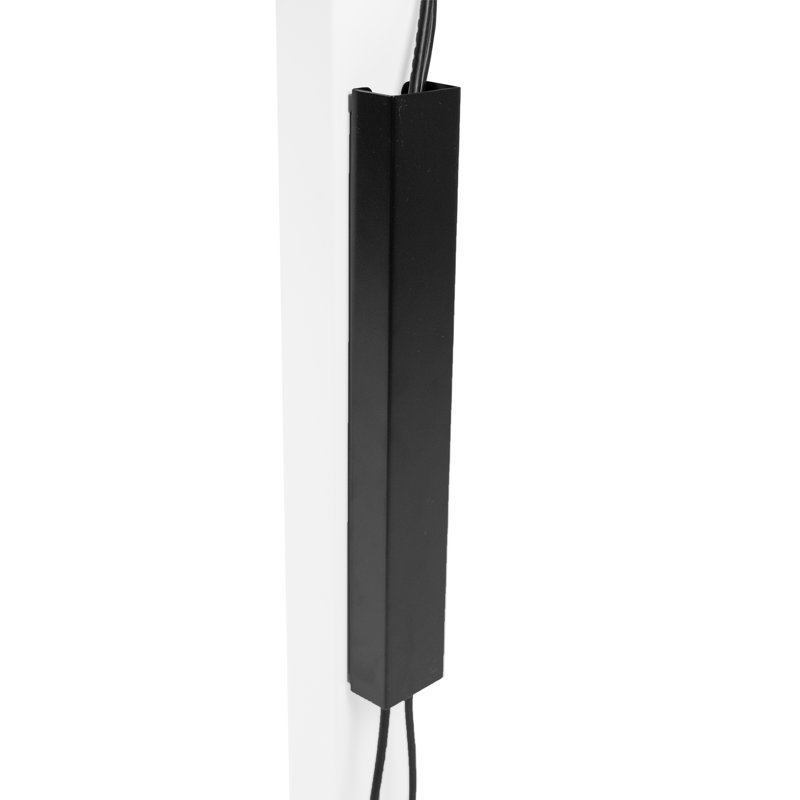 Rangement magnétique vertical pour câbles, Noir