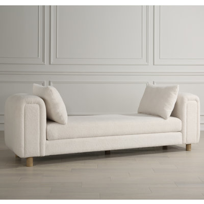 Helmuth Oversized Ivory Bench
