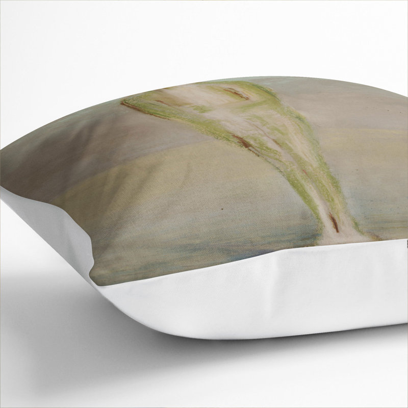 Square Throw Cushion, 40cm H x 40cm W x 15cm D, White