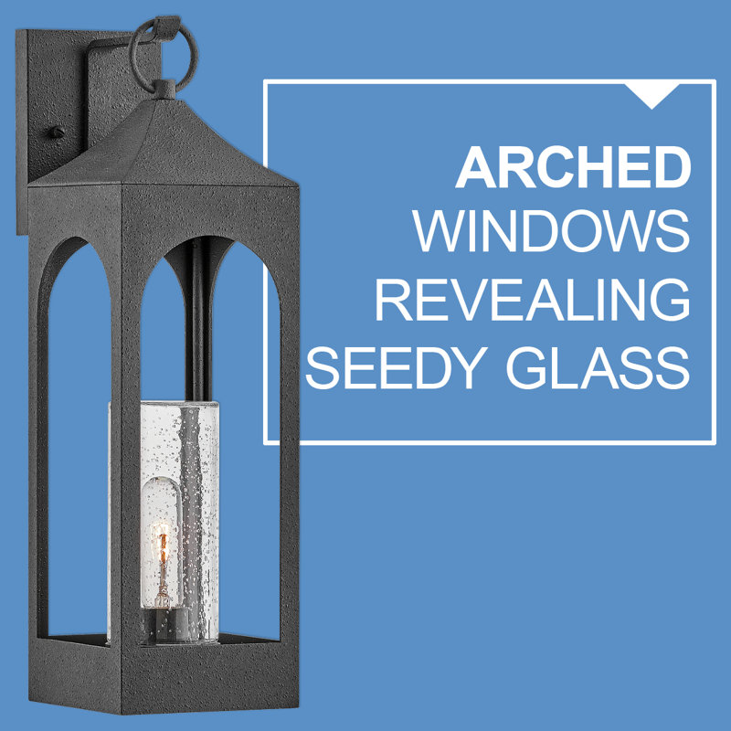 Medium Wall Mount Lantern, 23.75" H x 6" W x 6" D