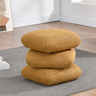 Agnes Upholstered Round Swivel Ottoman