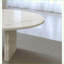 Ensemble de tables basses en marbre naturel blanc Snow Mountain pour le salon, 2 tailles (70 cm / 45 cm) pour les espaces superposés-925035723