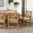 Alfonsi 6 - Person Acacia Wood Patio Dining Set with Rectangular Table , Cushions Included-866317970