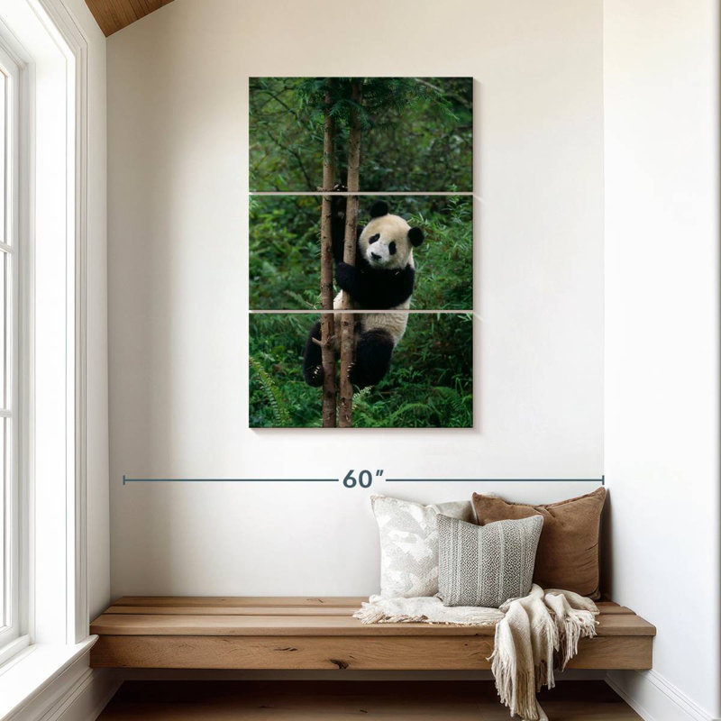 Brampt Climbing Panda, 45" H x 28" W