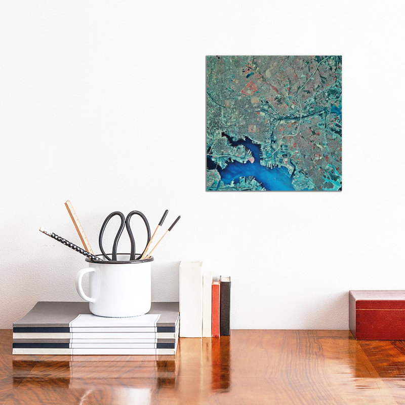 Baltimore, Maryland by Stocktrek Images - Wrapped Canvas Print, 30.48 cm H x 30.48 cm W
