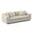 Barrett 96 " Chenille and Velvet Sofa-70372808-70372774