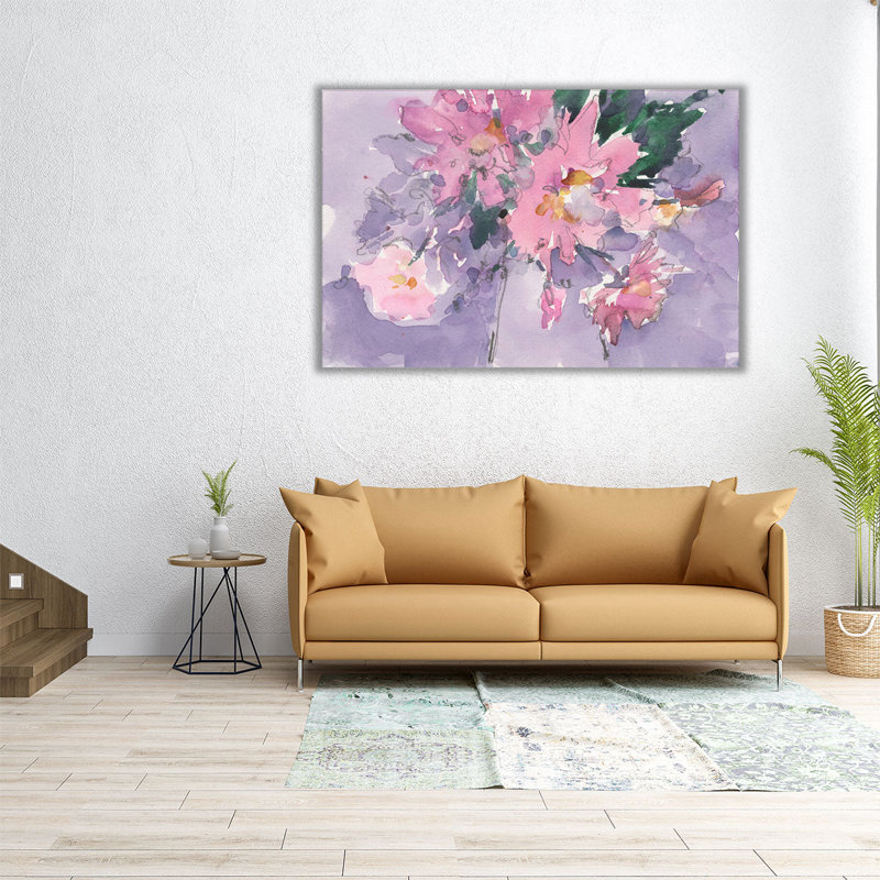 Floral occasion II - reproduction d'art sur toile, H 20 po x l 30 po