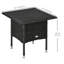 Table d'appoint carrée L 19,7 po x l 19,7 po