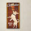 «White Chihuahua on Red» par Dreyanna, affiche vintage sur toile tendue-22002151
