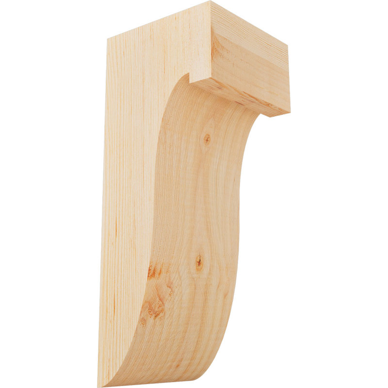 Del Monte Corbel, H 14 po x l 5,5 po x P 6 po, Sapin de Douglas, Lisse