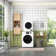HomCom 1.5 Cubic Feet Vented Electric Stackable Dryer