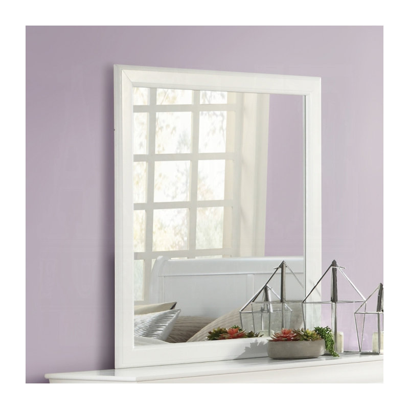 Miroir Louis Philippe, Blanc