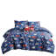 Ensemble d'édredon bleu foncé -1246370924