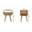 Cariotta 17.7'' W Unfinished Solid Wood Nightstand