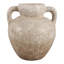 Vase de table rustique en terre cuite texturée avec poignées, idéal pour une entrée ou comme élément décoratif sur une étagère - Grand vase contemporain pour le salon ou la décoration intérieure - 33 cm-778928004-778928005