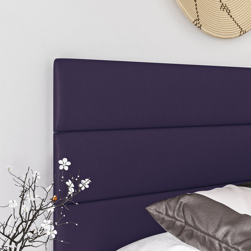 Base de lit tapissier Boyd Sleep Napoli, Complète, Mauve