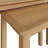 Daris Nest Of 2 Side End Tables. Solid Oak. Fully Assembled.