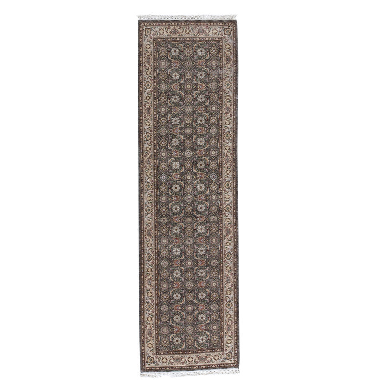 Tapis de couloir en laine noué à la main