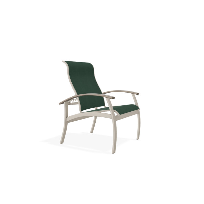 Chaise de patio Askar, Désert, Désert texturé, Vert forêt 22D Sunbrella® vert