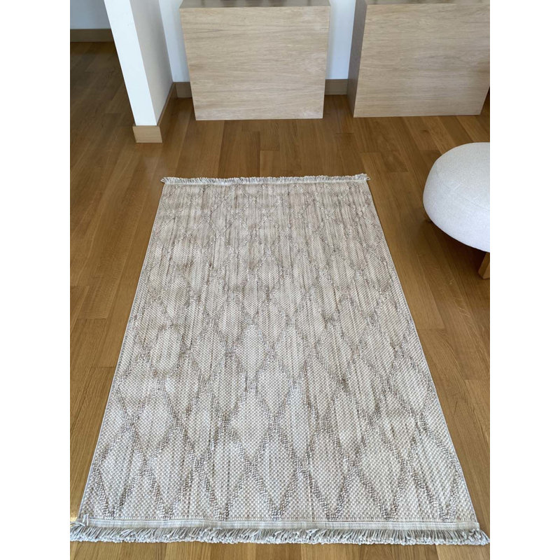 Tapis en coton Tilina, Carré 6 pi 7 po