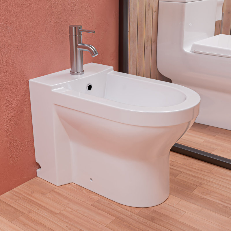 Elongated Floor Mount Bidet