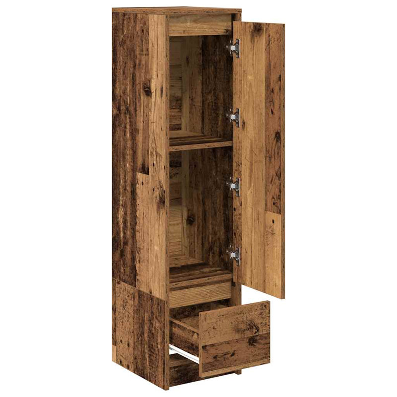 Highboard 29.5X34x119.5 Cm Engineered Wood, Old Wood