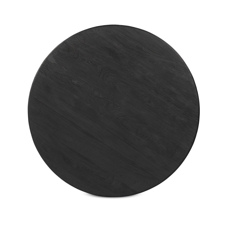 Maricopa Solid Wood Coffee Table, 16" H x 50" L x 50" W, Black