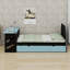 Lit de jour avec lit gigogne, bureau et USB, pour la chambre à coucher et le bureau personnel-1658335021